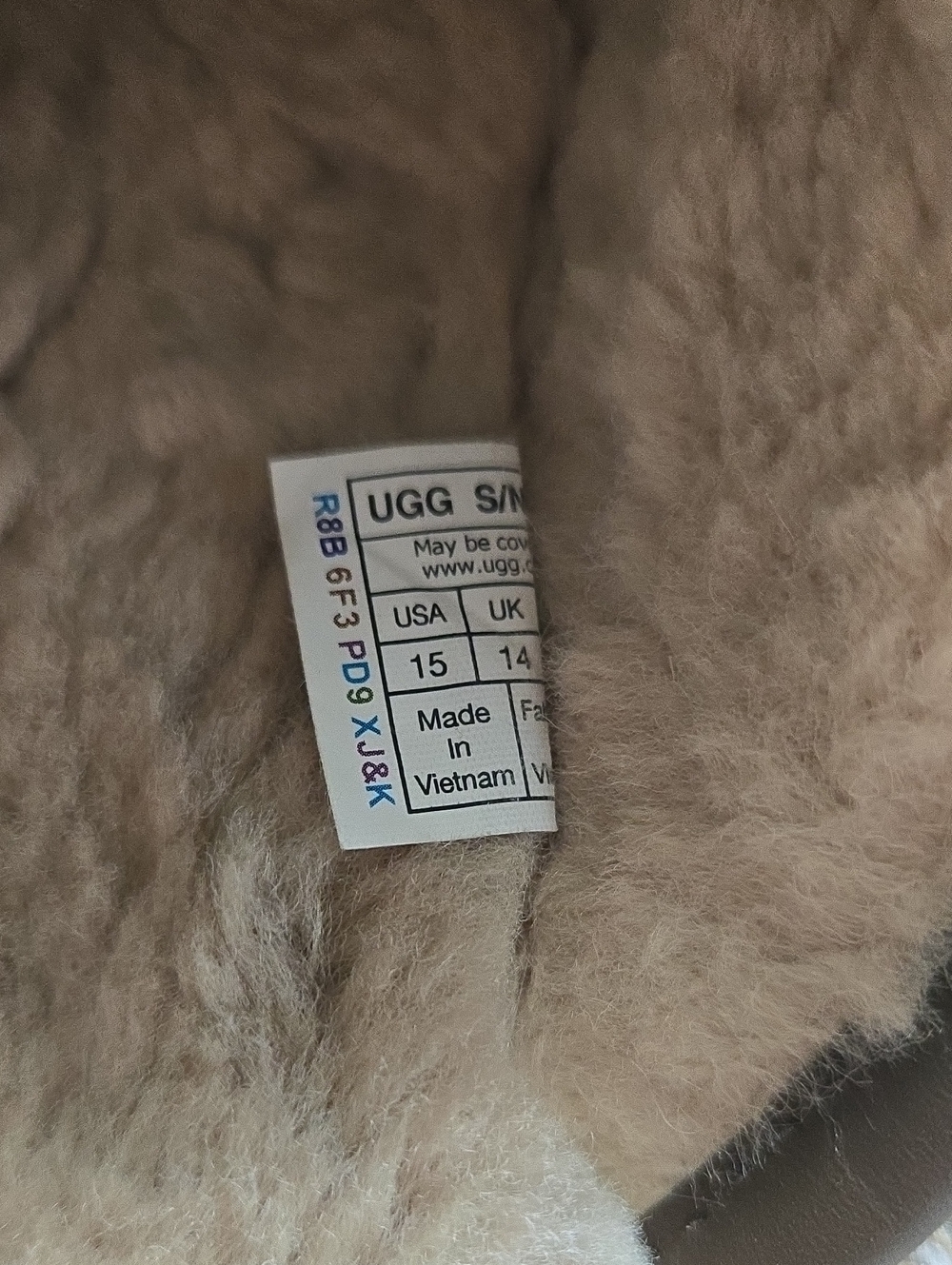 UGG Men's Brown Shearling-Lined Slippers - Picture 9 of 9